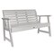 Highwood Usa 4ft Weatherly Garden Bench Outdoor Furniture for Patio, Backyard, Garden AD-BENW4-WHE - alternate 1